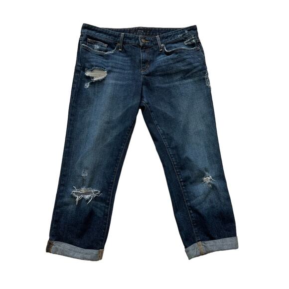 Joe's Jeans Dark Blue Ankle Cropped Denim - Picture 1 of 12